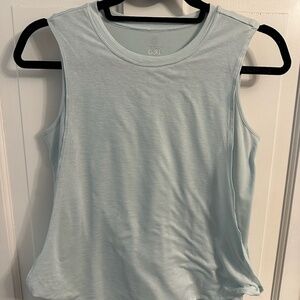Athleta Girl Double Dutch Tank Size XXL/16 in Sea Fog Blue